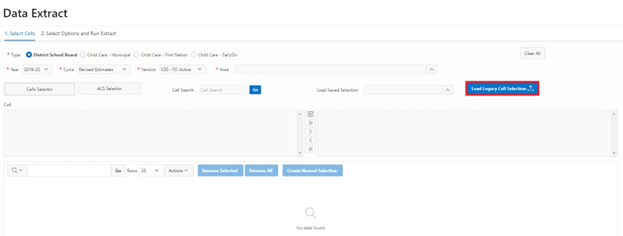 Loading Legacy CSV